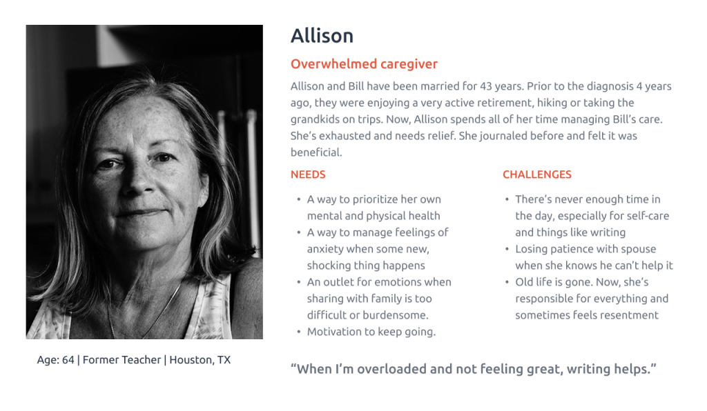 Full persona of Allison